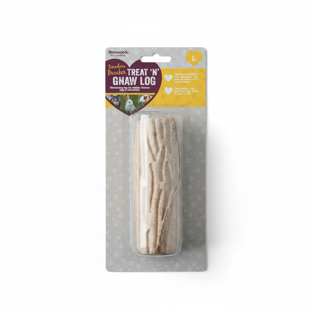 Rosewood Boredom Breaker Treat 'n' Gnaw Logs