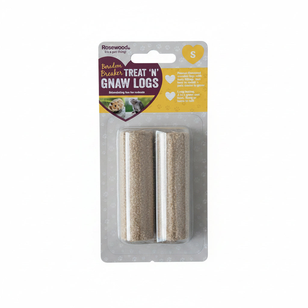Rosewood Boredom Breaker Treat 'n' Gnaw Logs